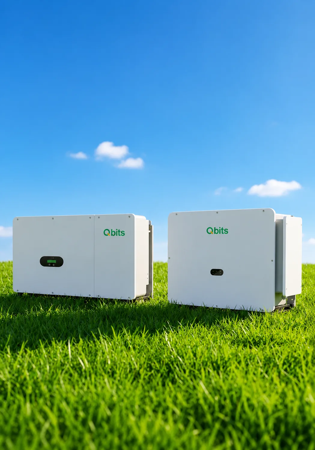 Commercial solar installation with Qbits inverter