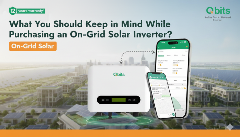 What You Should Keep in Mind While Purchasing an On-Grid Solar Inverter?
