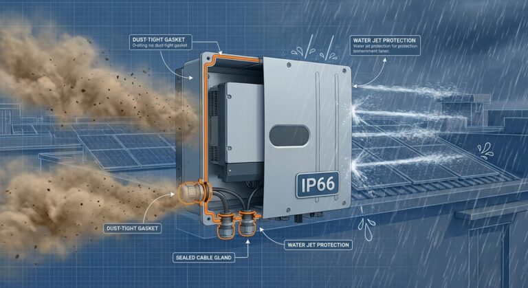 IP65 vs IP66 Solar Inverters: Weather Protection Guide